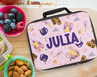 Personalized Princess Lunchbox, Fairytale Castle Insulated Lunch Bag