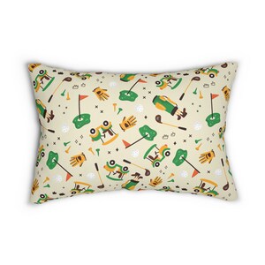 Personalized Golf Pillow, Custom Name Nursery Decor, Kids Name Pillow Cover, Birthday Gift Ideas, Custom Made Pillow, Kids Bedroom Decor