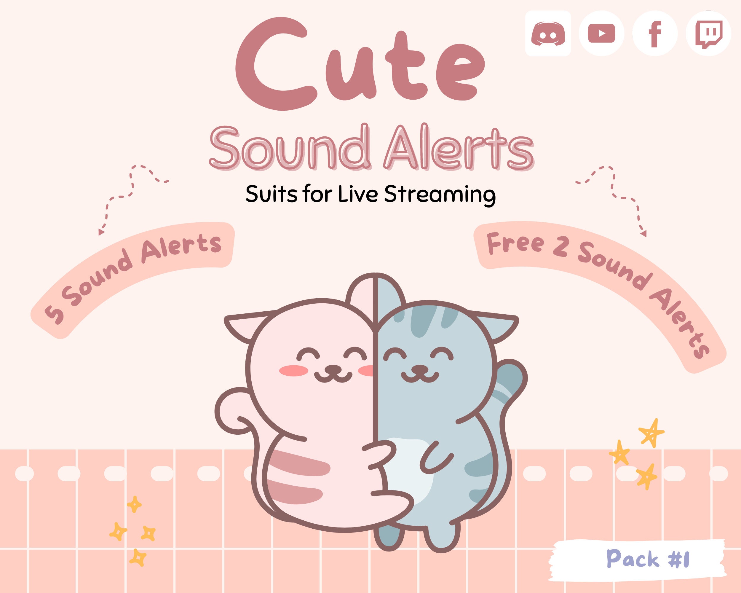 Twitch Sound Alerts Cute Audio Alerts Discord Background Music
