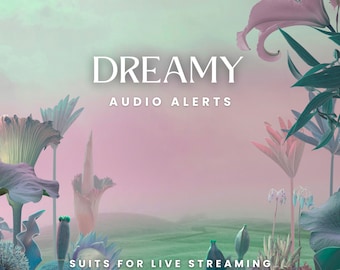 Dreamy sound alerts | Cute audio alerts | Discord background music | Twitch notifications audio transitions | stream alerts | sound effects