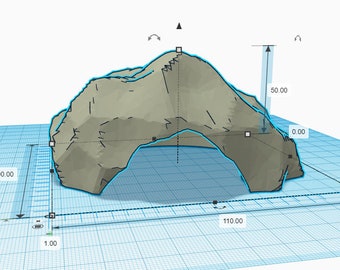 Pequeña cueva de terrario