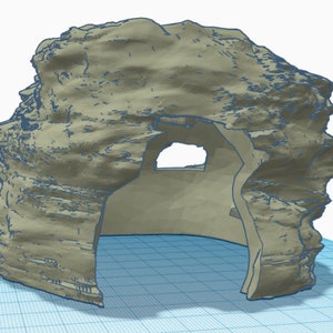 ハイテラリウム洞窟 - 3Dモデル