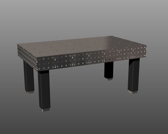 Plans de table de soudage, bricolage, 1400 mm x 800 mm x 150 mm avec pieds réglables, 8 mm d'épaisseur