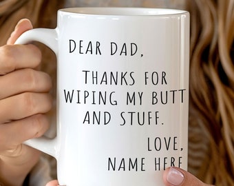 Funny Personalized Dad Mug – Father's Day Gift from Daughter