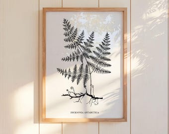 Minimalistische muurkunst varen zwart moderne bladprint digitale download