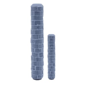 2 LALDRILLOS PARED texture rollers for polymer clay, original earring design and modeling