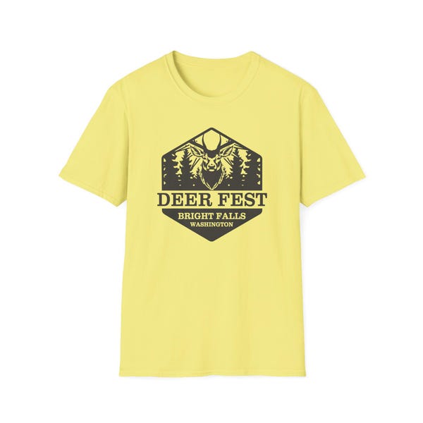 Camiseta Bright Falls Deer Fest, camiseta Alan Wake, camiseta Ourdoors, camiseta de videojuego