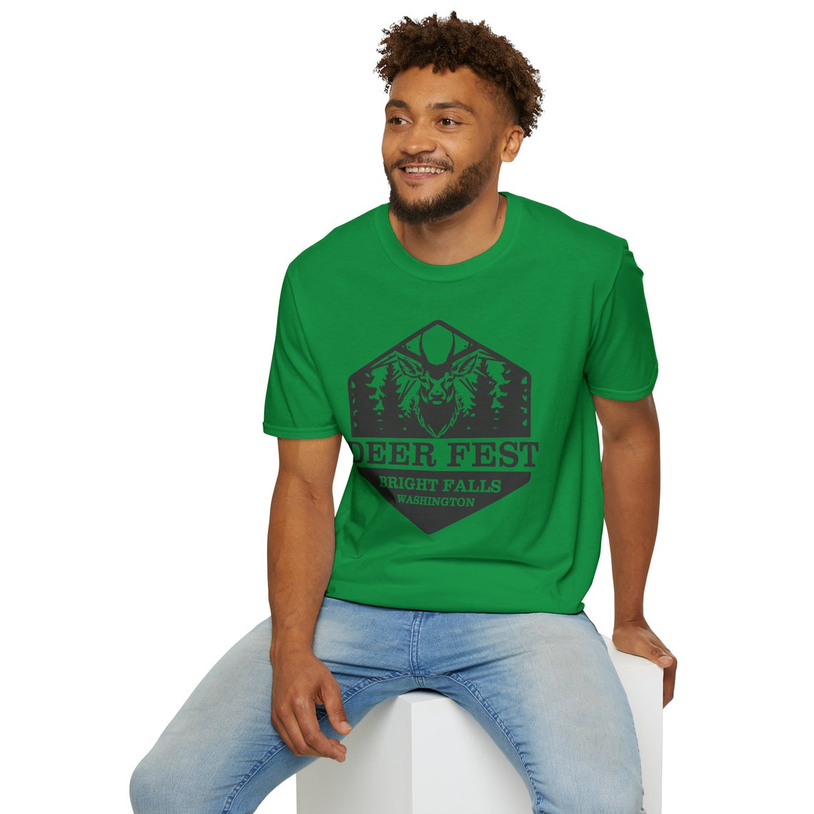 Bright Falls Deer Fest Tshirt, Alan Wake Tshirt, Ourdoors Tshirt, Video Game Tshirt Etsy