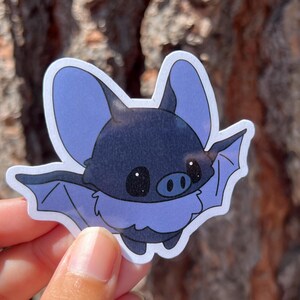 Sticker chauve-souris, cadeau vétérinaire, cadeau technicien vétérinaire, autocollant en vinyle découpé, 3 pouces autocollant en vinyle, autocollants Kindle