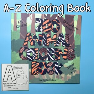 Libro para colorear ABC, libro de actividades para niños pequeños, regalo para hija, libro para colorear para niños, letras para rellenar, libro del alfabeto para bebés, educación en el hogar
