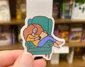 Lesezeichen, magnetisches Lesezeichen, süsses Kawaii Lesezeichen, Einzigartiges Lesezeichen, Geschenke für Leser