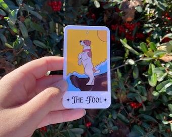The Fool Tarot Card Sticker, Tarot Stickers, Witchy Stickers, Unique Tarot Deck