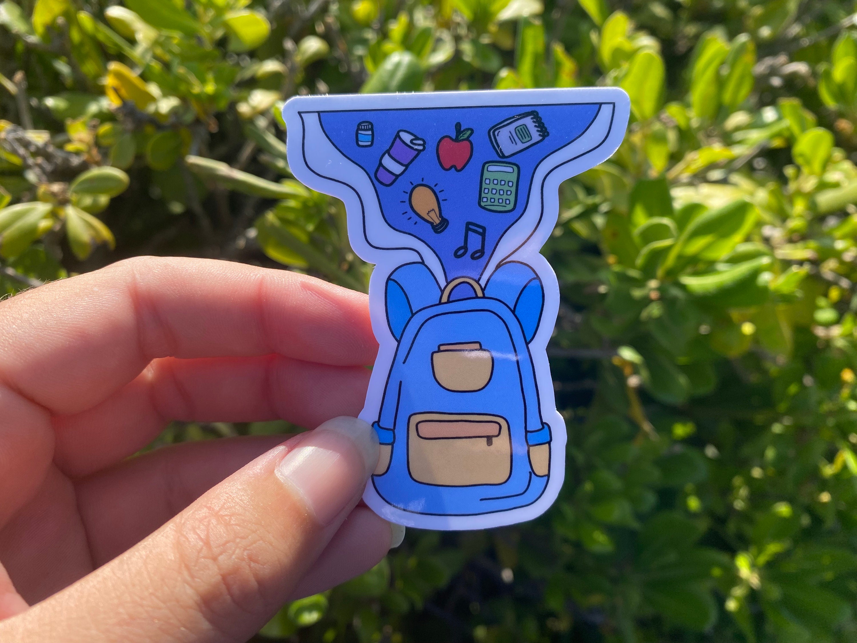 Back to School Sticker, Backpack Sticker, Die Cut Vinyl Sticker - Etsy