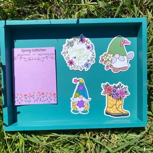 Spring Sticker, Rain Boots Sticker, Rain Boots With Flowers Sticker ...