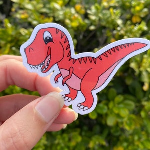 Dinosaur Sticker, T Rex Sticker, T-Rex Sticker, Tyrannosaurus Rex Sticker, Die Cut Vinyl Sticker