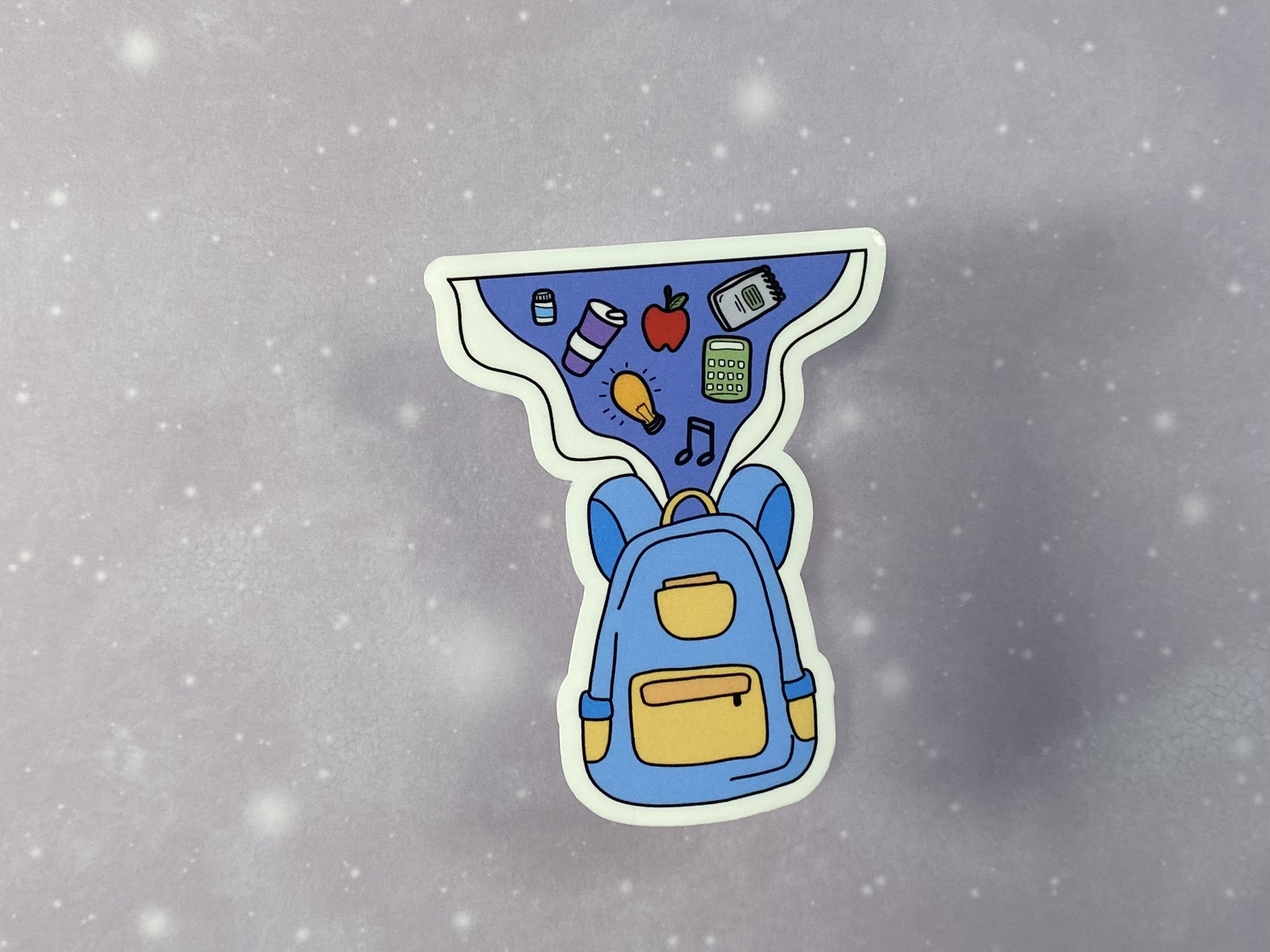 Back to School Sticker, Backpack Sticker, Die Cut Vinyl Sticker - Etsy