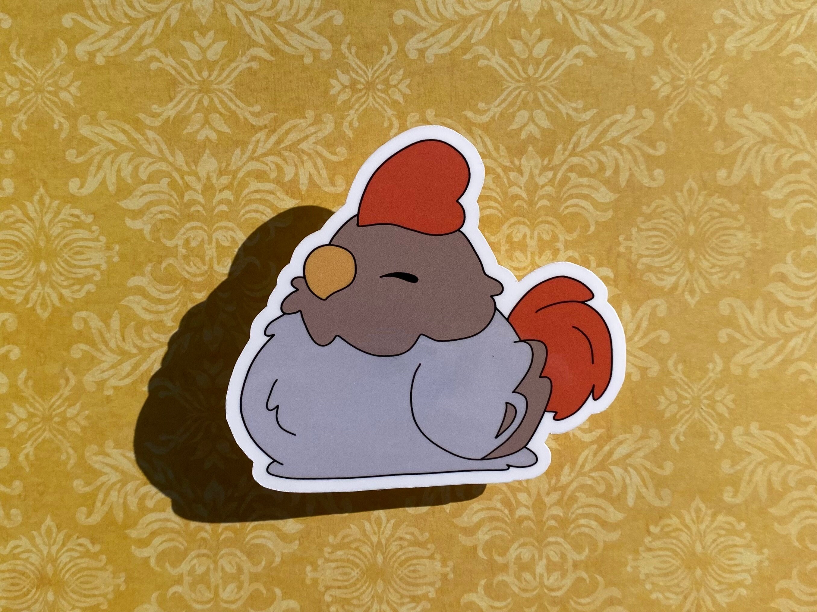 Farm Animal Sticker, Chicken Sticker, Rooster Sticker, Die Cut Vinyl ...