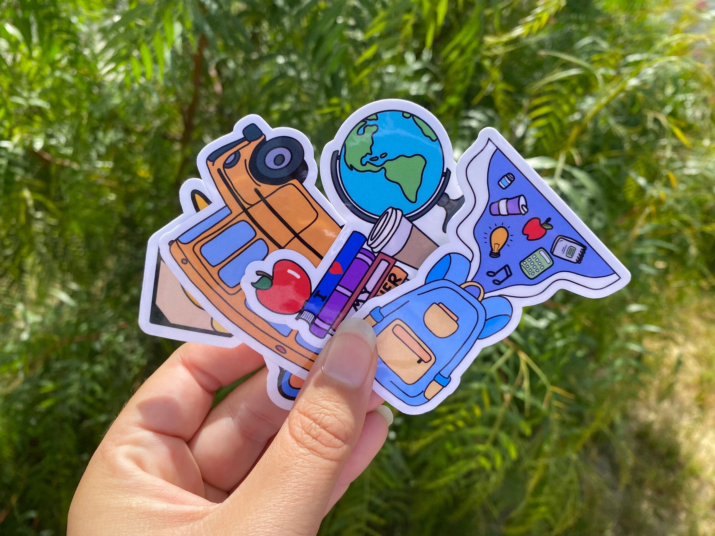 Back to School Sticker, Backpack Sticker, Die Cut Vinyl Sticker - Etsy