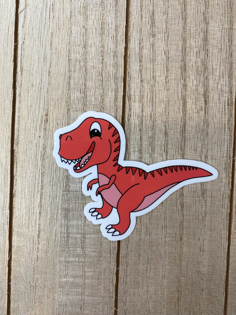 T Rex Ranch Sticker Dinosaur Sticker, T Rex Sticker, T-rex Sticker, Tyrannosaurus Rex ...