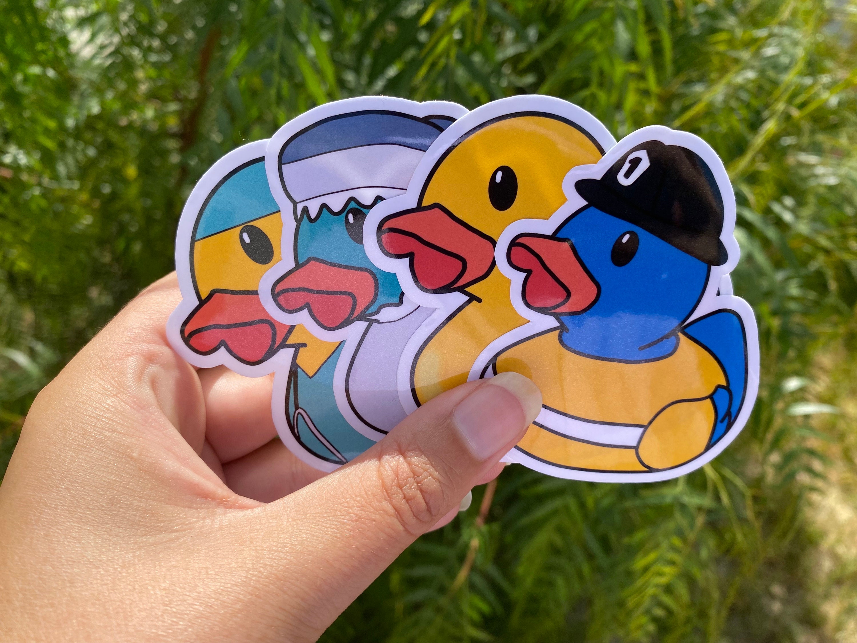 Rubber Duck Sticker, Firefighter Sticker, Duck Firefighter Sticker, Die ...
