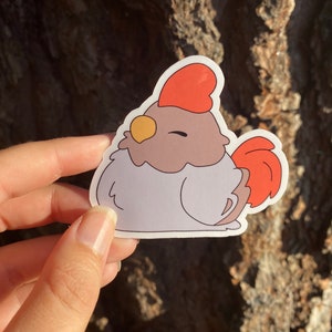 Sticker animaux de la ferme, Sticker poulet, Sticker coq, Sticker vinyle découpé, Sticker vinyle 3 pouces