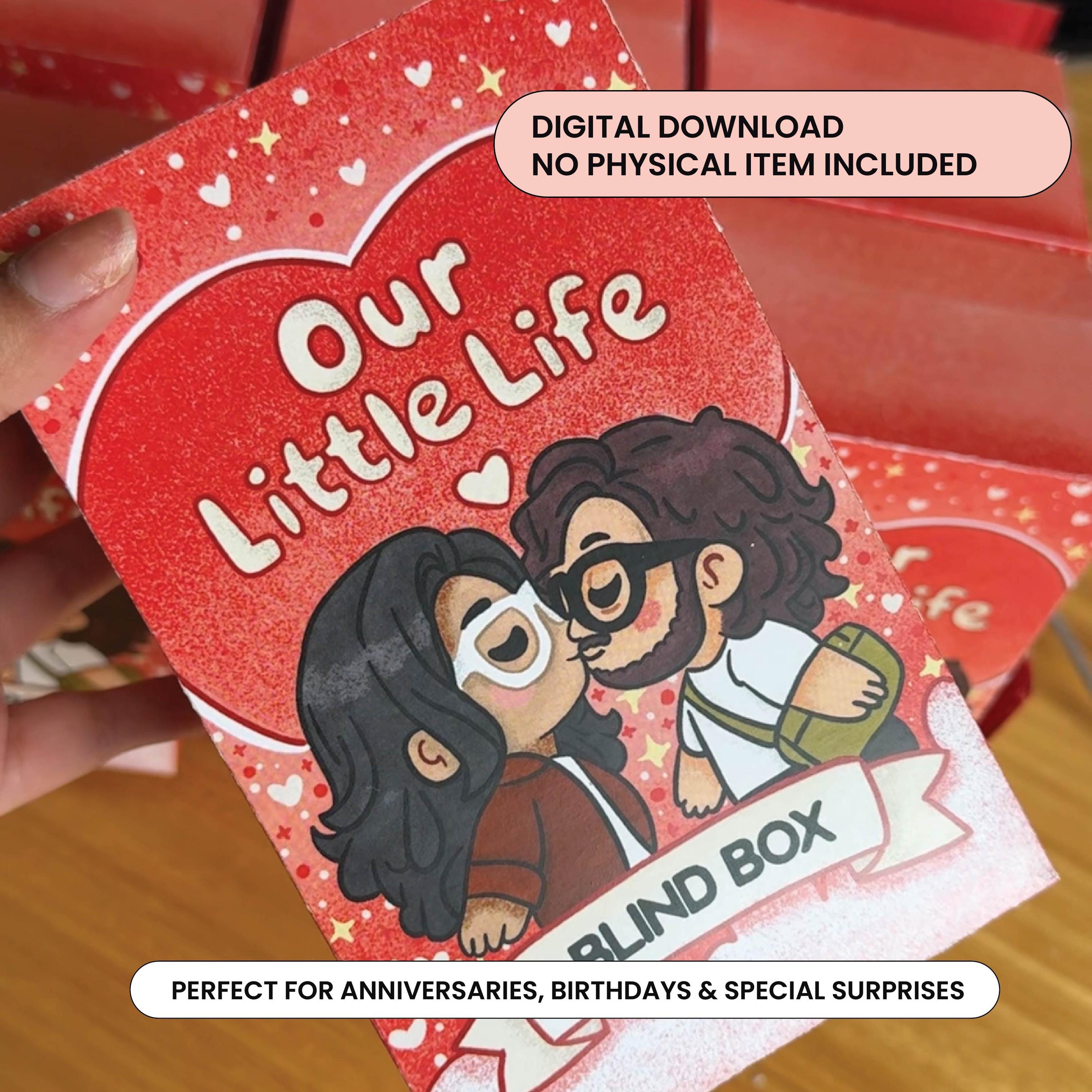Blind Box for Couples | Editable Packaging Design | Printable DIY ...