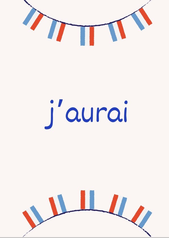 CONJUGAISON FUTURE SIMPLE AVOIR visual data 3