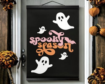 Spookachtig seizoen opknoping halloween decor Halloween decoraties buiten Ghost decor voor halloween Bat decor halloween Halloween deurhanger cadeau