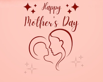 Tarjeta IMPRIMIBLE para mamá, Tarjeta del Día de las Madres, Regalo para mamá