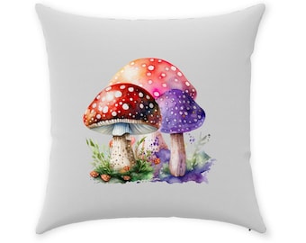 Trippy Mushroom Sierkussen Paddestoel Decor Gift Kleurrijke Paddestoel Kunst Paddestoel pluche kussens Trippy esthetische sierkussen Magische paddestoel