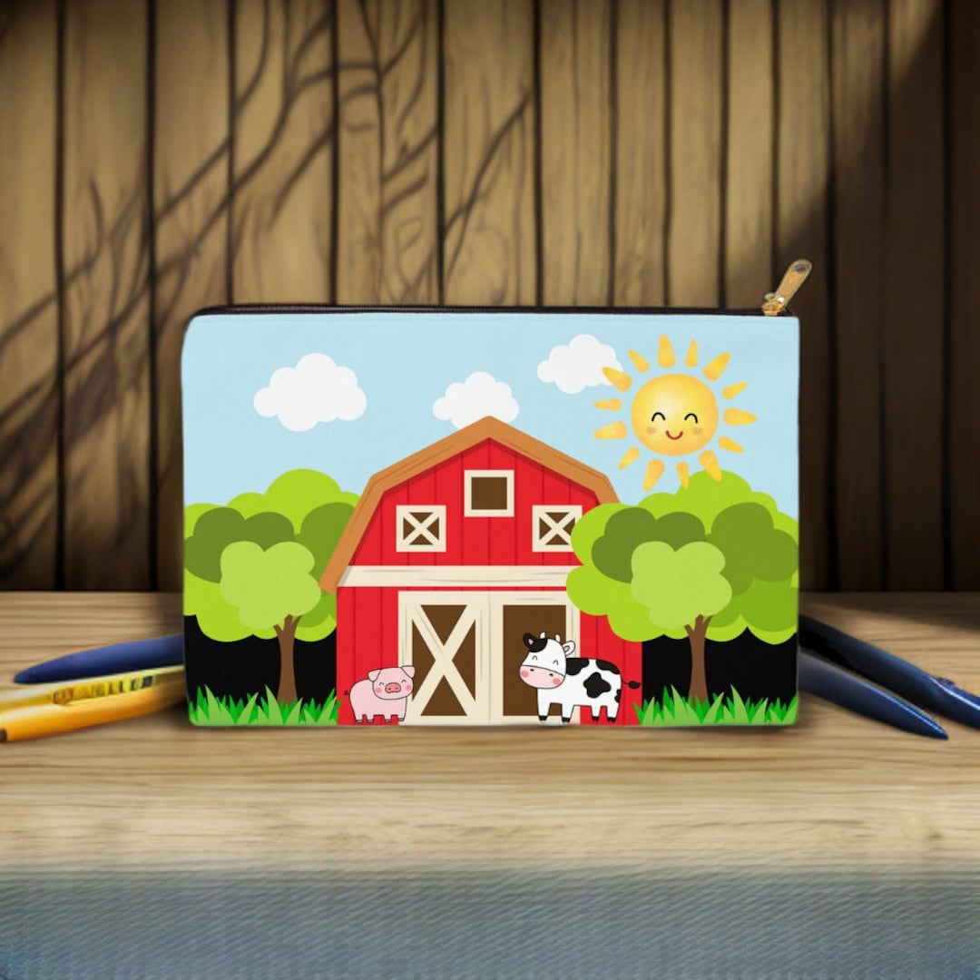 Pencil Case Aesthetic Barnyard Pencil Pouch Aesthetic for Kids Back to ...