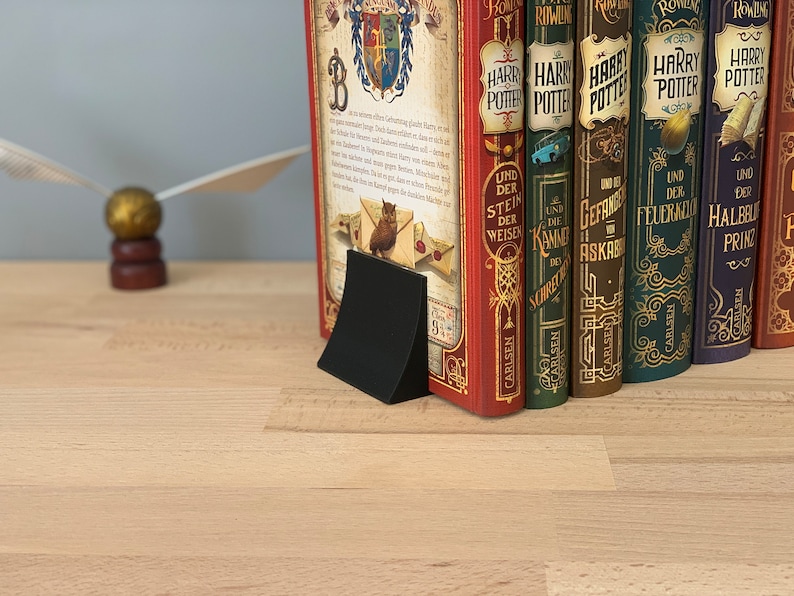 Bookend, minimalist book end, book holder, ideal for any bookworm, many beautiful colors image 5