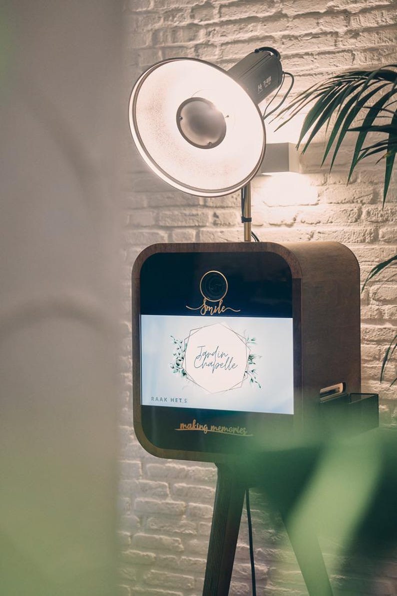 Wooden Photo Booth | Mixed Shape Photo Booth Stand | Rustic Wedding ...