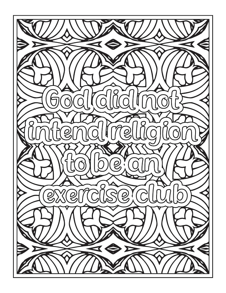 Sarcastic Coloring Pages for Adults, Printable, Funny Quotes Coloring