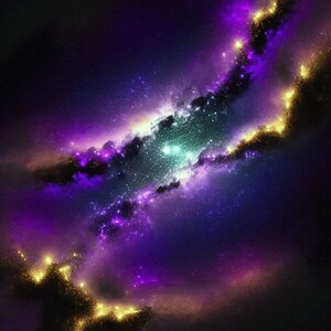 Wall Art Milky Way. Living room Abstract Art Prints, Digital Prints Download