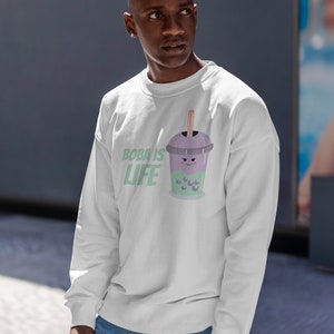 Boba, Boba is Life Unisex Crewneck Sweatshirt