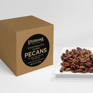 Maple-Chili Candied Pecans Deluxe: Ideal Gourmet Gift for Birthdays, Women, Men, Mom, Dad, Friends – Unique, Handmade Snack