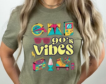 90's vibes shirt, 90's graphic tee, 90's nostalgia shirt, Born in the 90's graphic tee, Old school shirt, Take me back to the 90's, Retro T