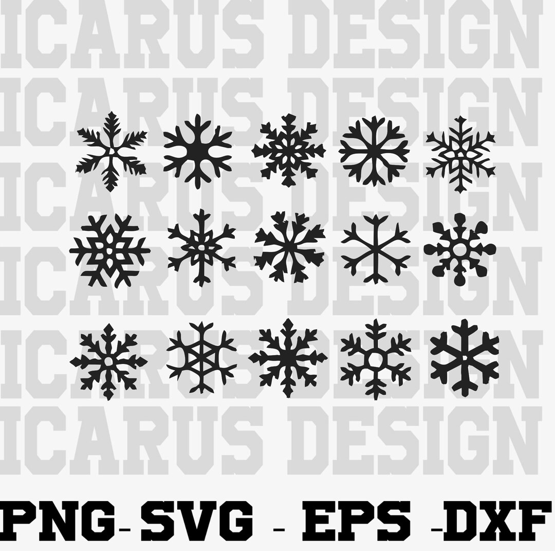 Frozen Snowflakes Svg Cut Files Frozen Snowflakes SVG Etsy