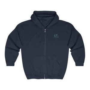 Lake Tahoe Surfer - Heavy Blend Full Zip Hooded Sweatshirt
