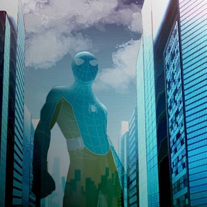 Imágenes prediseñadas, Arte digital, Spider-Man, Transparente, Ciudad, Ilustración, Gráficos, Imagen ilustrativa, Imagen de diseño, digtale Bilddatei Descargar