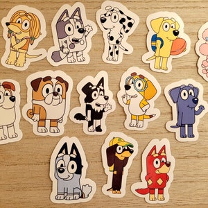 Bluey Friends Stickers - 13 pack