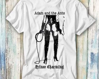 Adam And The Ants Prince Charming Vintage Cool Retro T Shirt Meme Gift Funny Top Tee Style Unisex Gamer Movie Music 732