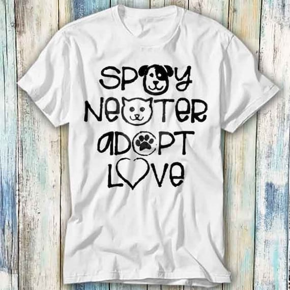Dog spay t shirt hot sale
