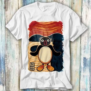 Noot Noot Madafakas Pingu Penguin Scream Anime Manga Camiseta Meme Regalo Divertida Camiseta Estilo Unisex Gamer Película Música 491