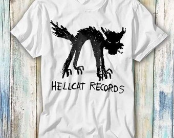 Hellcat Records Seattle Vinyl Record LP Store Music Cat T Shirt Meme Gift Funny Top Tee Style Unisex Gamer Movie Music 811