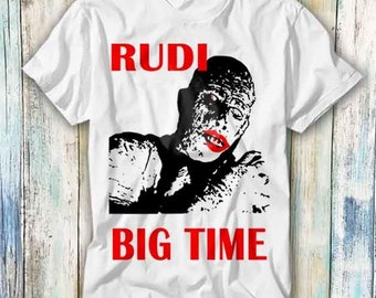 Camiseta Rudi Big Time Punk, regalo divertido, camiseta unisex, estilo jugador, película, música, 864