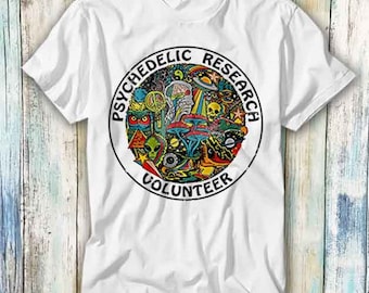 Psychedelic Research Volunteer Terence Mckenna Magic Mushroom T Shirt Meme Gift Funny Top Tee Style Unisex Gamer Movie Music 538