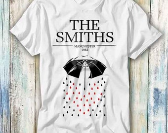 The Smiths Manchester 1982 Concert Poster T Shirt Vintage Retro Cool Gift Mens Womens Unisex Cartoon Anime Top Tee 904