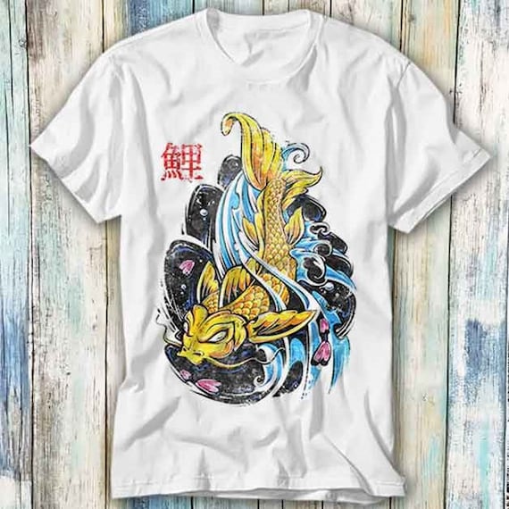 Samurai Fishing Vintage Fighter Retro Bushido Japanese Fish T Shirt Meme  Gift Funny Top Tee Style Unisex Gamer Movie Music 777 